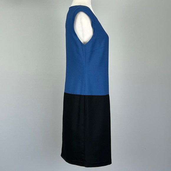 Marc New York Zipper Skirt Colorblock Dress Blue Black Andrew Marc size 6 - Picture 7 of 14